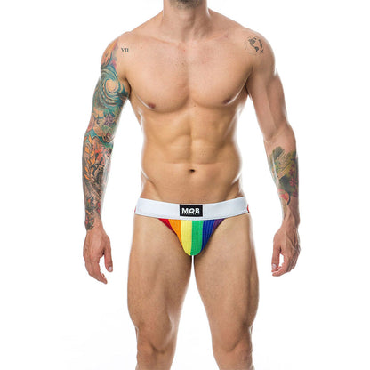 Jock stripe classico arcobaleno taglia M di MOB