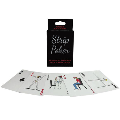 Mazzo di carte da gioco umoristico per strip poker di Kheper Games