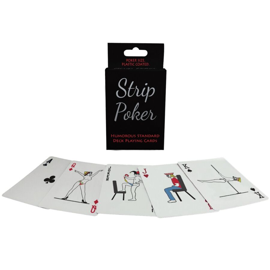 Mazzo di carte da gioco umoristico per strip poker di Kheper Games