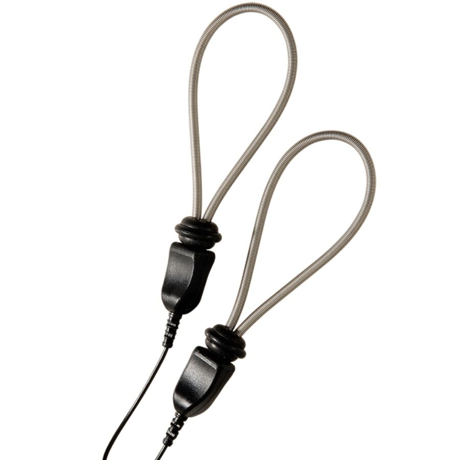 Anelli per pene in metallo Electraloops E-stim regolabili di Electrastim