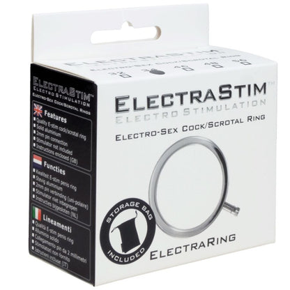 Anello per pene in metallo Electrarings 32 mm di Electrastim, immagine 3