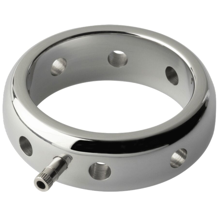 Anello per pene Elettromagnetico in metallo prestige 34 mm di Electrastim, immagine 2