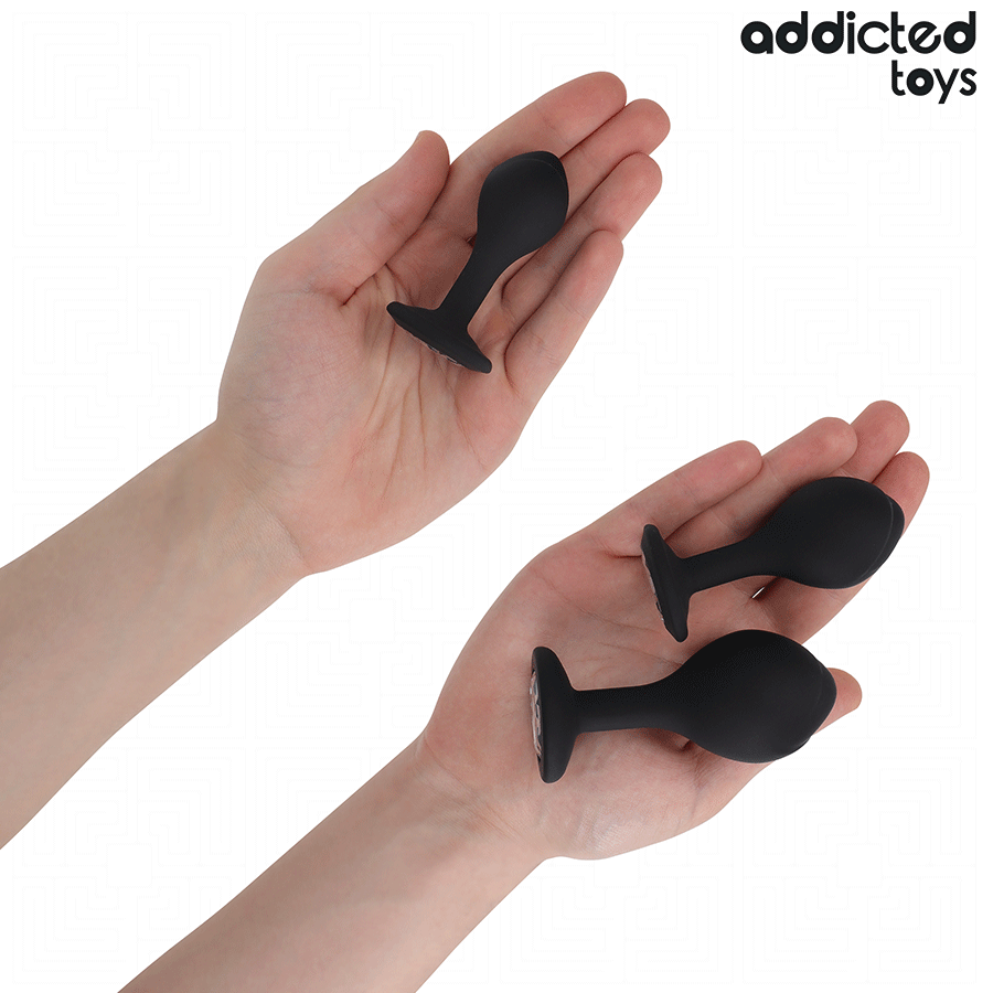 Set di 3 tappi anali con gioiello di Addicted Toys, immagine 5