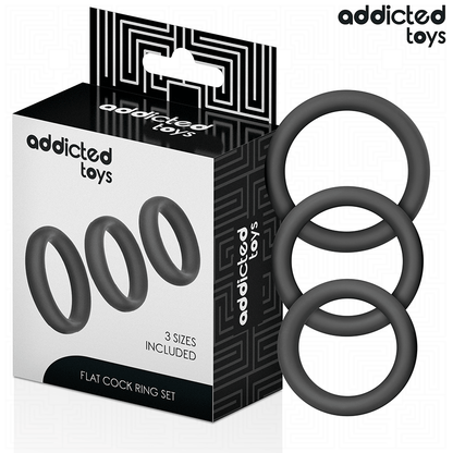 Set di anelli Piatti in silicone di Addicted Toys