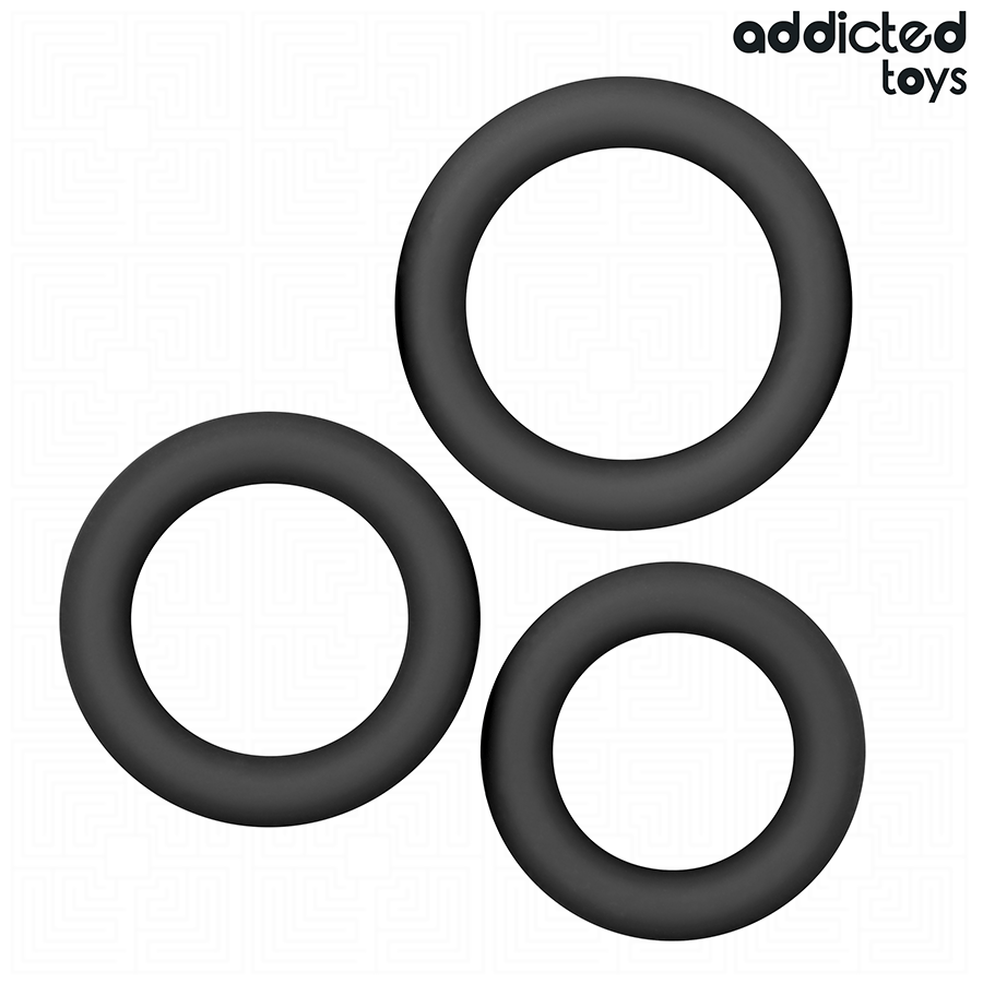 Set di anelli in silicone modello 1 di Addicted Toys, immagine 5