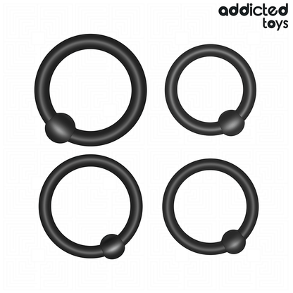 Set di anelli in silicone a pressione di Addicted Toys, immagine 5