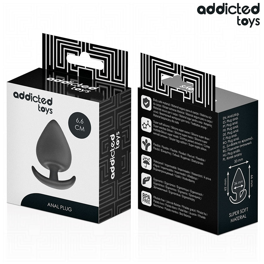 Tappo anale taglia M 6,6 cm di Addicted Toys, immagine 7