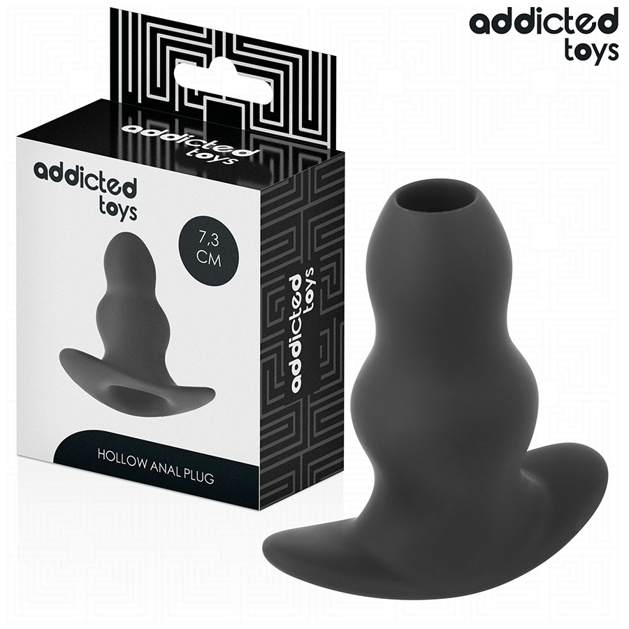Tappo anale cavo taglia S 7,3 cm di Addicted Toys