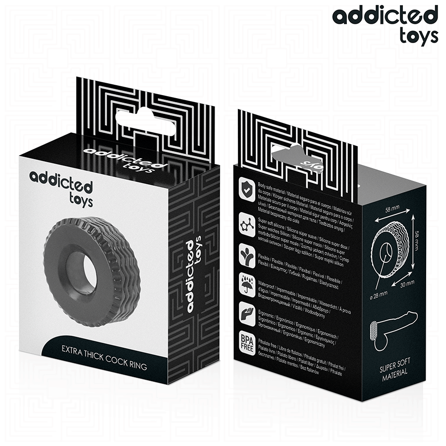 Anello per il pene extra spesso di Addicted Toys, immagine 7