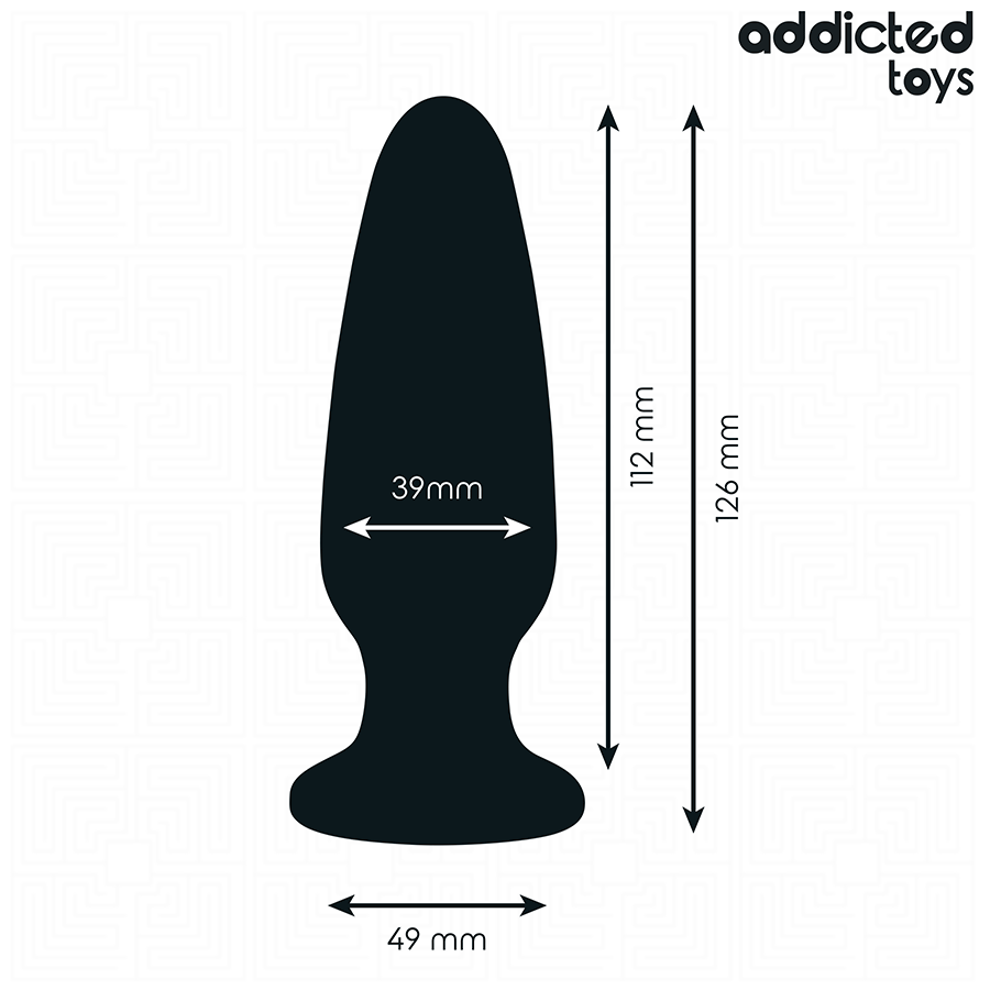 Plug anale con gioiello taglia L 12,6 cm di Addicted Toys, immagine 4