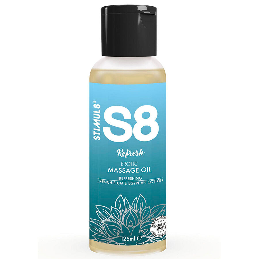 Olio da massaggio in cotone S8 refresh 125 ml di Stimul8