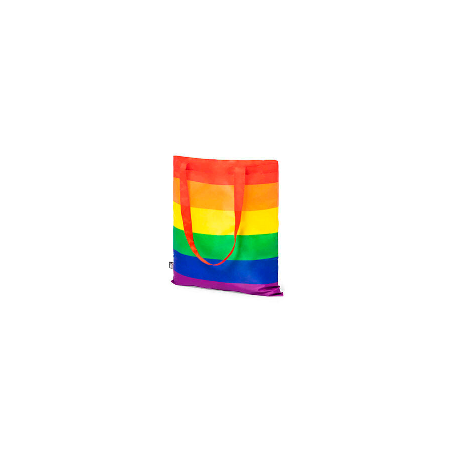 Borsa Tote con bandiera arcobaleno di Pride