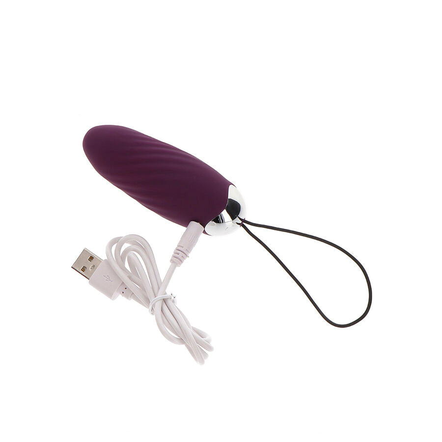 Eggstavagant Felicità Knock Knock vibratore telecomando viola di Toyjoy, immagine 4