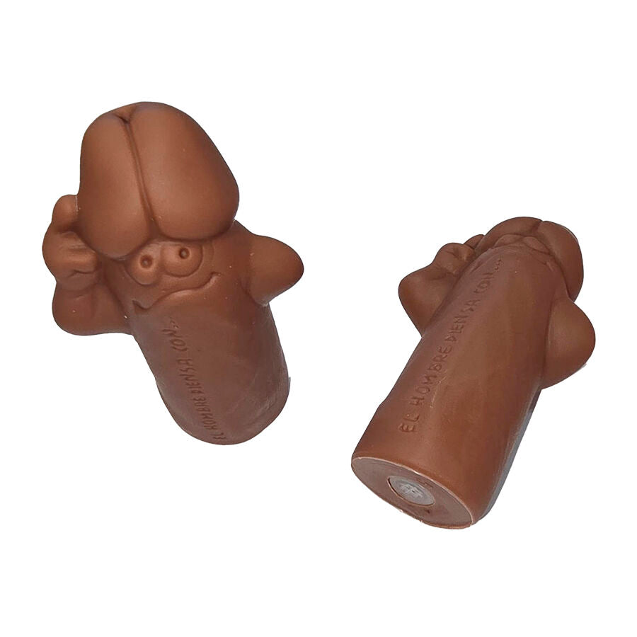 Gadget erotico Fischio a forma di pene color marrone di Diablo Picante
