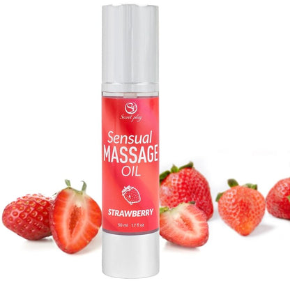 Olio per massaggi alla fragola di Secretplay, immagine 3