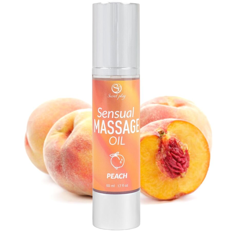 Olio per massaggi alla pesca di Secretplay, immagine 3