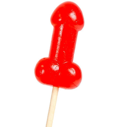 Lecca-lecca a forma di pene di caramella alla ciliegia con effetto calore piccante di Secretplay