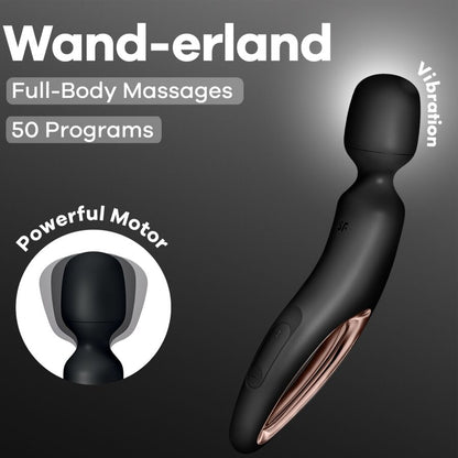 Wand Erland massaggiatore vibrante nero di Satisfyer, immagine 6
