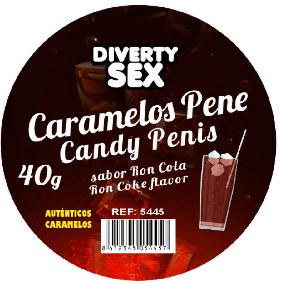 Caramelle per pene al gusto 20 Ron cola di Diablo Picante