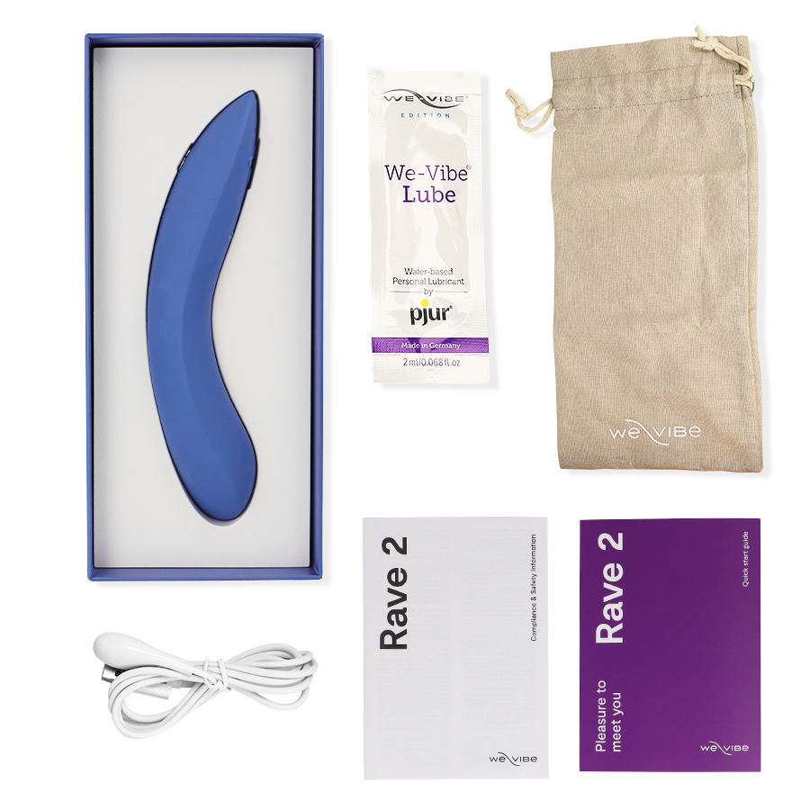 Vibratore Rave 2 G-spot blu di We-Vibe, immagine 6