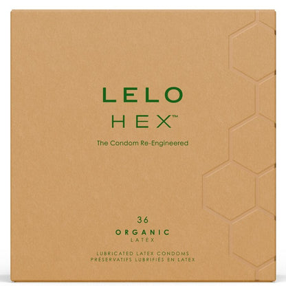 Preservativi organici hex confezione da 36 unità di Lelo