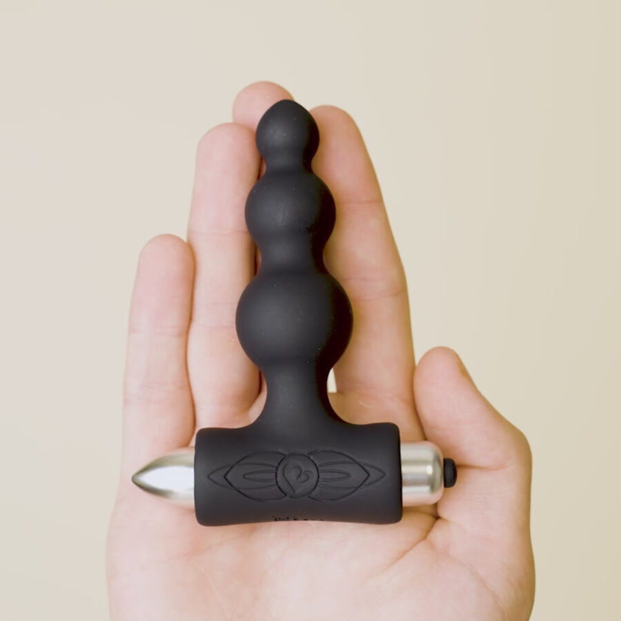 Plug anale Petite sensations Bubbles vibratore nero di Rocks-Off, immagine 6
