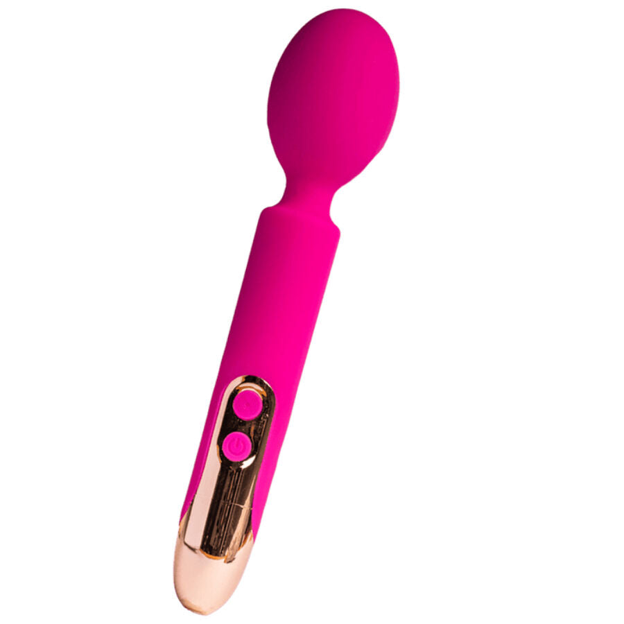 Vibratore a bacchetta Oriel flessibile fucsia di Rocks-Off