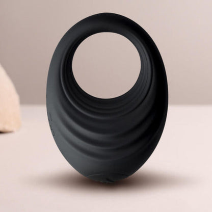 Anello vibrante per pene Spire nero di Rocks-Off, immagine 2