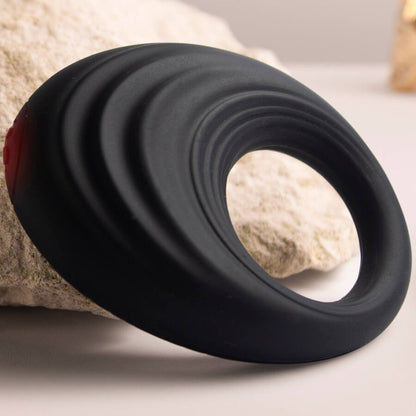 Anello vibrante per pene Spire nero di Rocks-Off, immagine 4