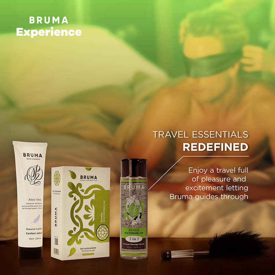Kit tentazione dolce anguria con potenziatore di orgasmo di Bruma Xperience, immagine 3