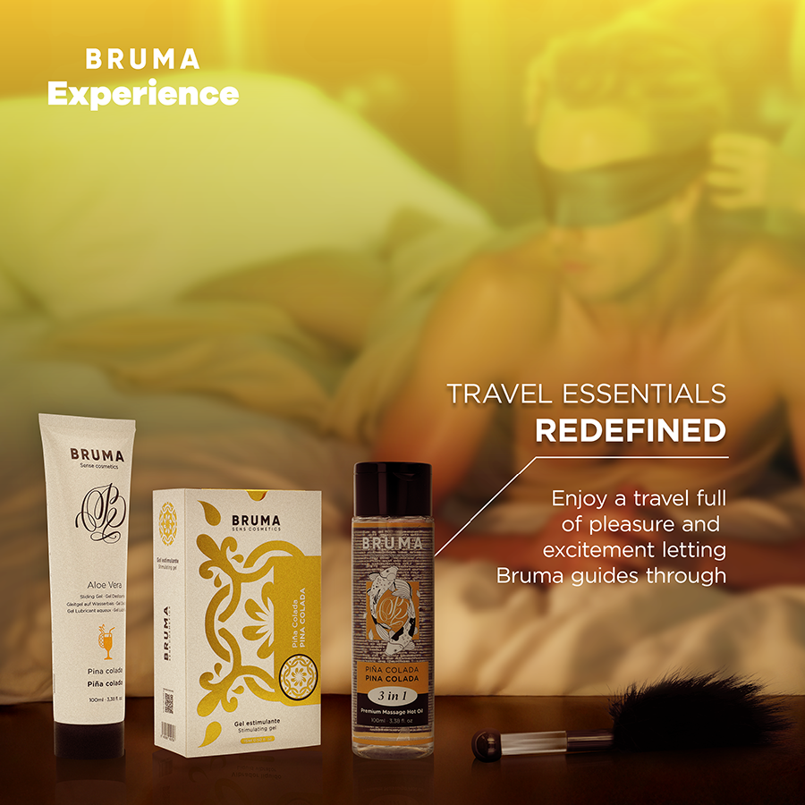 Crema intima dolce pacco tentazione pina colada con potenziatore di orgasmo di Bruma Xperience, immagine 3