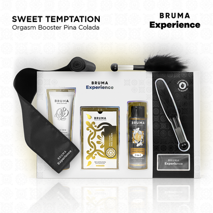 Crema intima dolce pacco tentazione pina colada con potenziatore di orgasmo di Bruma Xperience, immagine 2