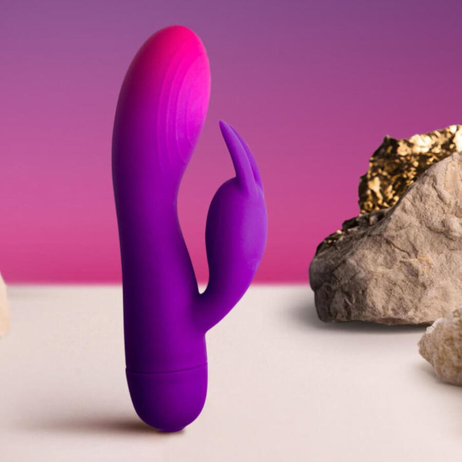 Vibratore coniglio viola Glo-girl di Rocks-Off, immagine 3