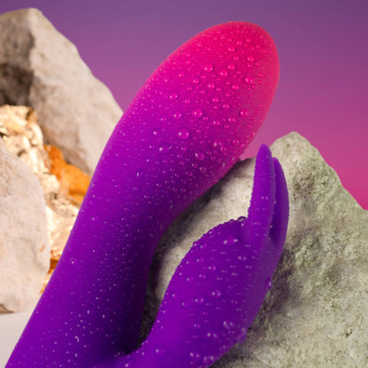 Vibratore coniglio viola Glo-girl di Rocks-Off, immagine 4