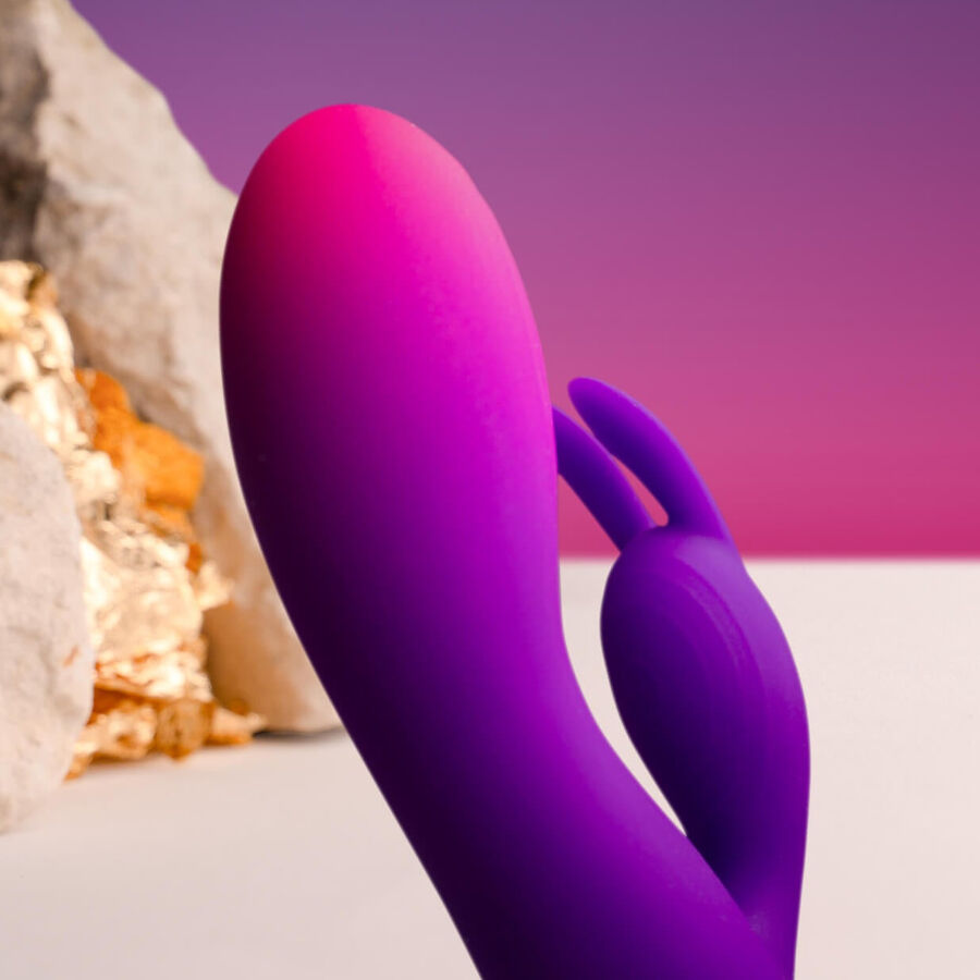 Vibratore coniglio viola Glo-girl di Rocks-Off, immagine 2