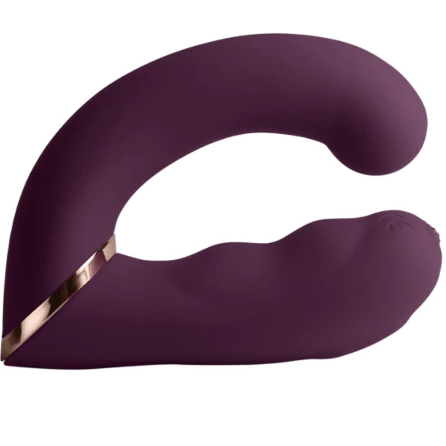 Vibratore Gemini doppio stimolatore del clitoride punto g viola di Rocks-Off