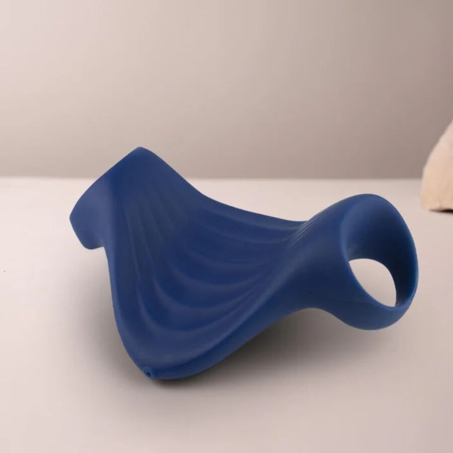Masturbatore vibratore flessibile Palm blue di Rocks-Off, immagine 3