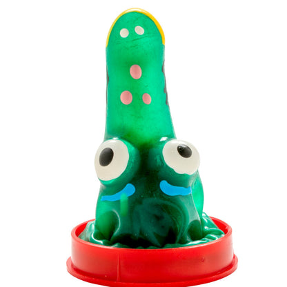 Preservativi dipinti a mano modello Coccodrillo 1 di Condomerie, immagine 3