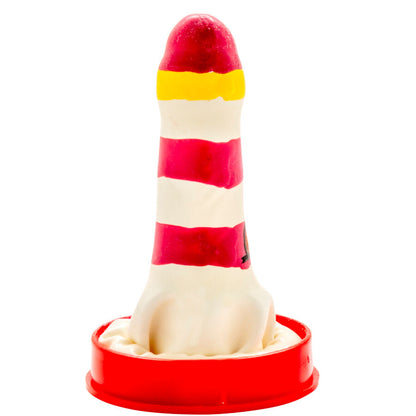 Preservativi dipinti a mano Faro di Condomerie, immagine 2