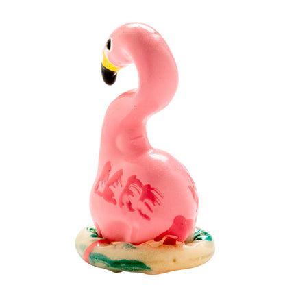 Preservativi dipinti a mano rosa Fenicottero di Condomerie, immagine 3