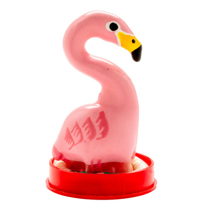 Preservativi dipinti a mano rosa Fenicottero di Condomerie, immagine 2