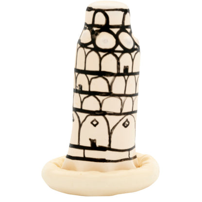 Preservativi dipinti a mano Torre di Pisa di Condomerie, immagine 5