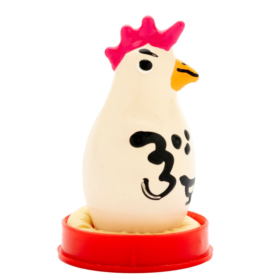 Preservativi dipinti a mano Cocky Rooster di Condomerie, immagine 2