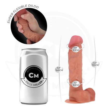 Dildo articolabile iperrealistico 14,8 cm