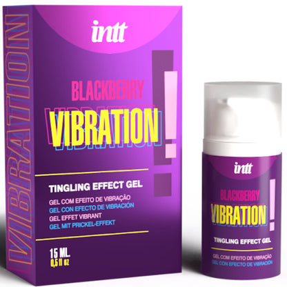 Gel liquido vibrante gusto mora 15 ml di INTT Releases, immagine 3