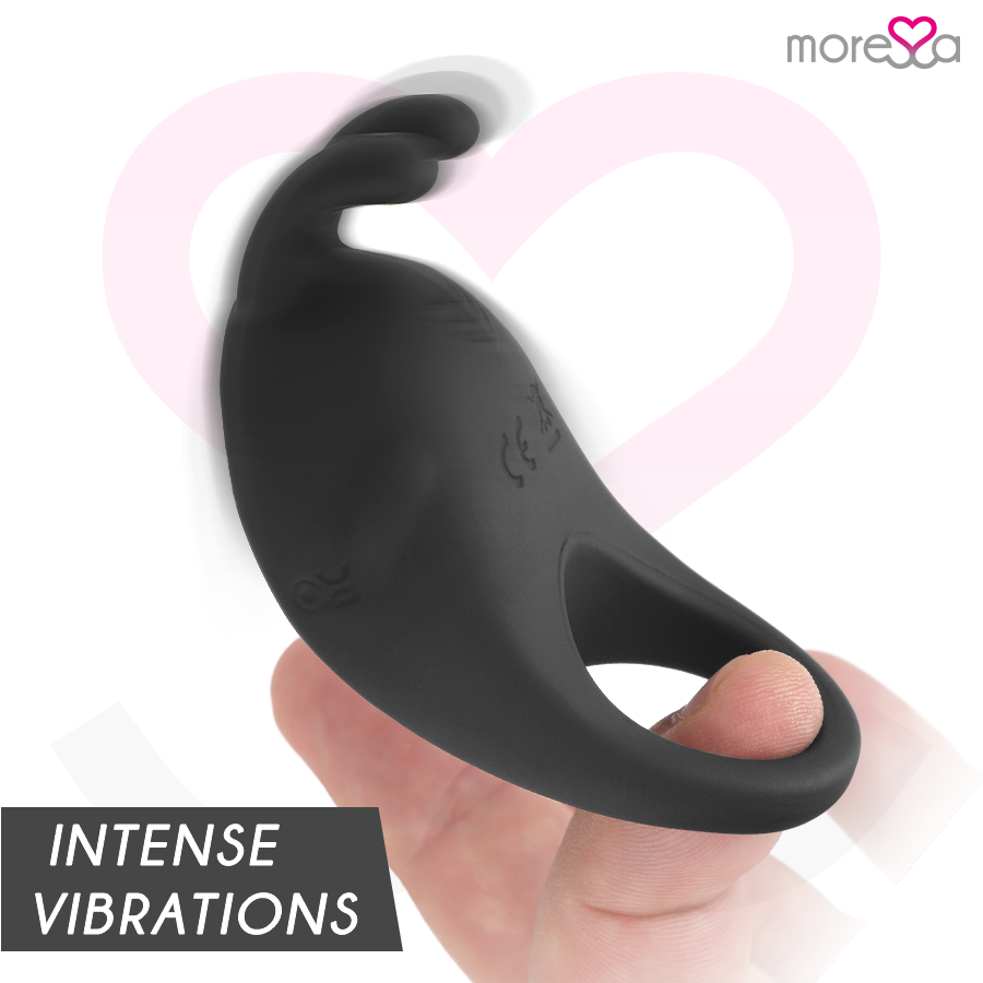Sex toy brad premium silicone ricaricabile nero di Moressa, immagine 3