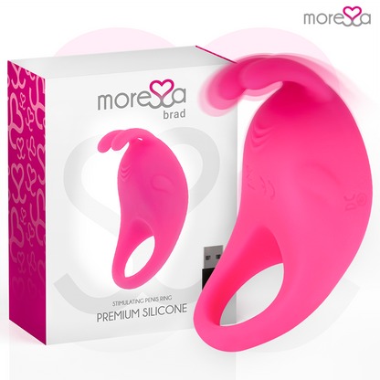 Sex toy brad premium silicone ricaricabile rosa di Moressa