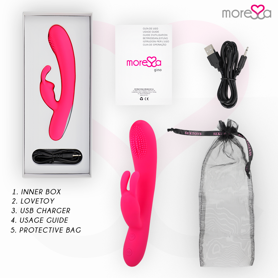Sex toy Gino premium silicone ricaricabile di Moressa, immagine 7