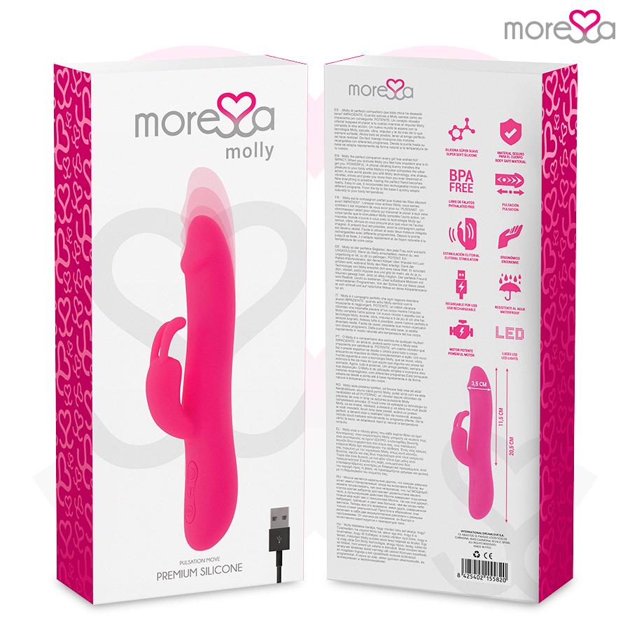 Sex toy Molly premium silicone ricaricabile di Moressa, immagine 7