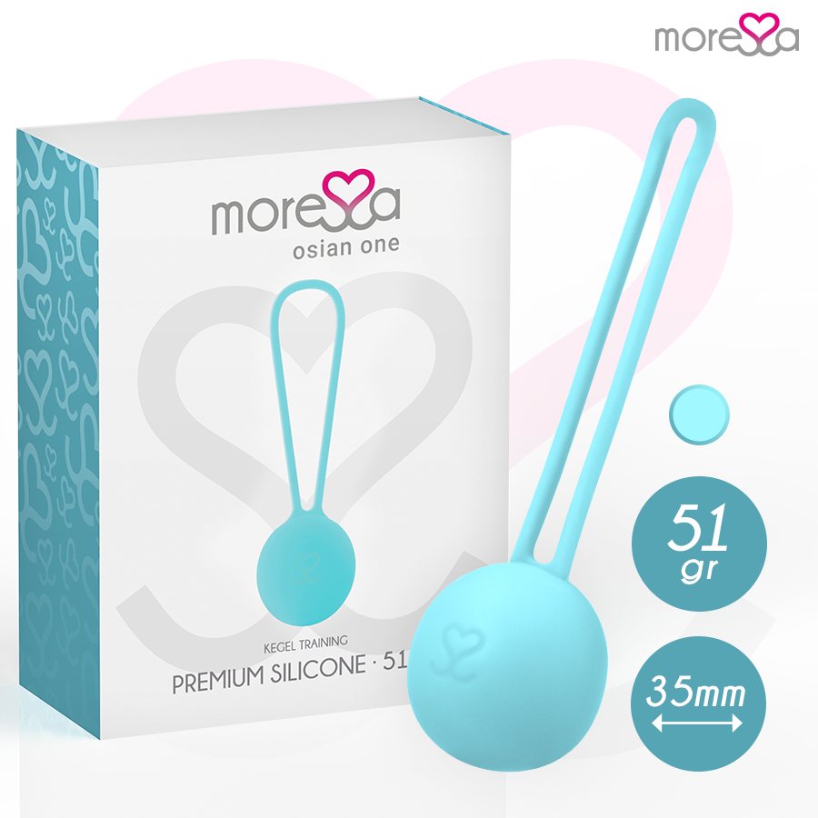 Sex toy osian one premium silicone turchese di Moressa